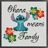 Stitch - 11CT Stamped Cross Stitch - 40*40cm - Disney
