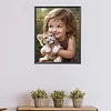 Diamond Painting -DIY Full Square Drill Pet Girl Character(45x55cm)