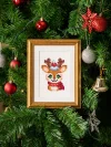 16pcs Mini Square Diamond Painting - Christmas