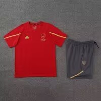 24/25 Arsenal Short Sleeve Red Training Kit Football T-Shirt