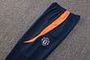 Joyfball 2024/2025 Manchester United Long Zipped Jacket Dark Blue Soccer Jersey 1:1 Thai Quality
