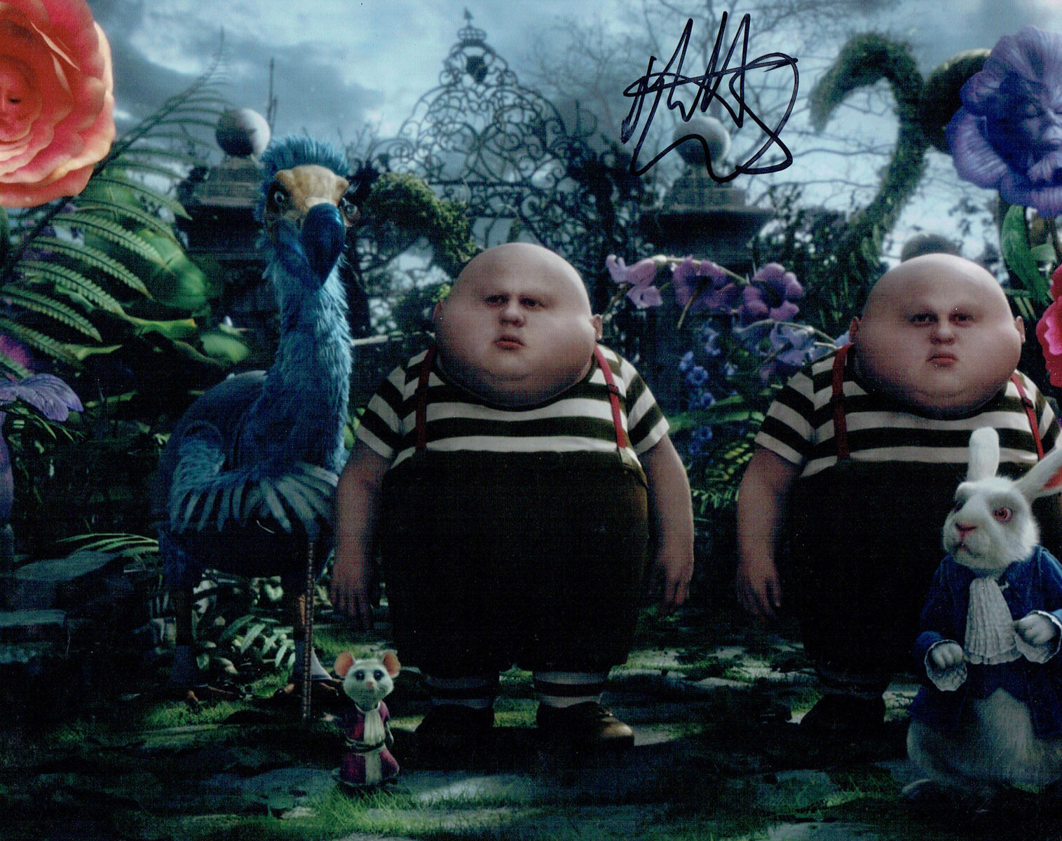 Matt LUCAS SIGNED Autograph Photo Poster painting AFTAL COA Tweedle DEE DUM ALice in Wonderland