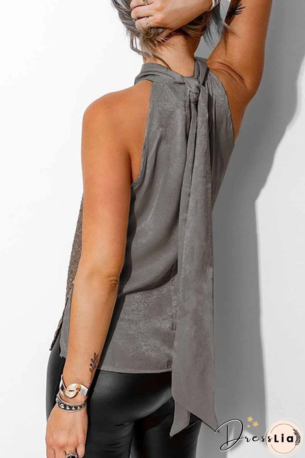 Halter Sexy Sequined Vest Tops(3 Colors)