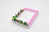 Flower DIY Building Block Photo Frame Kit,Creative Handmade Assembled Photo Frame Handmade Craft Gift Home Tabletop Display Decor