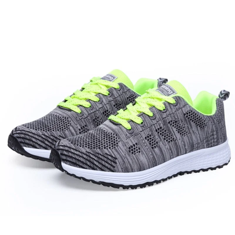 Women's Sneakers Casual Shoes Flats Air Mesh Breathable Trainers Ladies Shoes Female Sneakers Women Shoes Basket Tenis Feminino