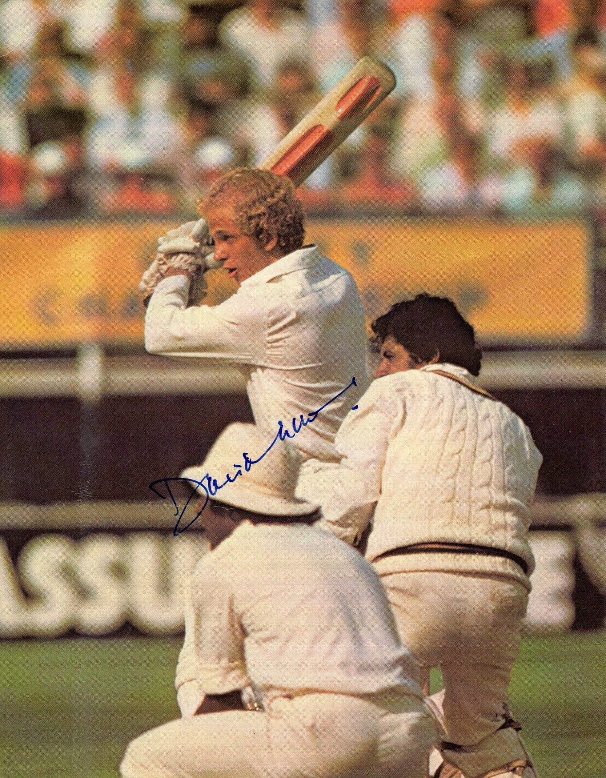 DAVID GOWER AUTOGRAPH, CRICKET, SPORT