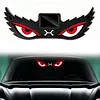 Dynamic Breathing Solar LED Car Window Warning Light Demon Eye