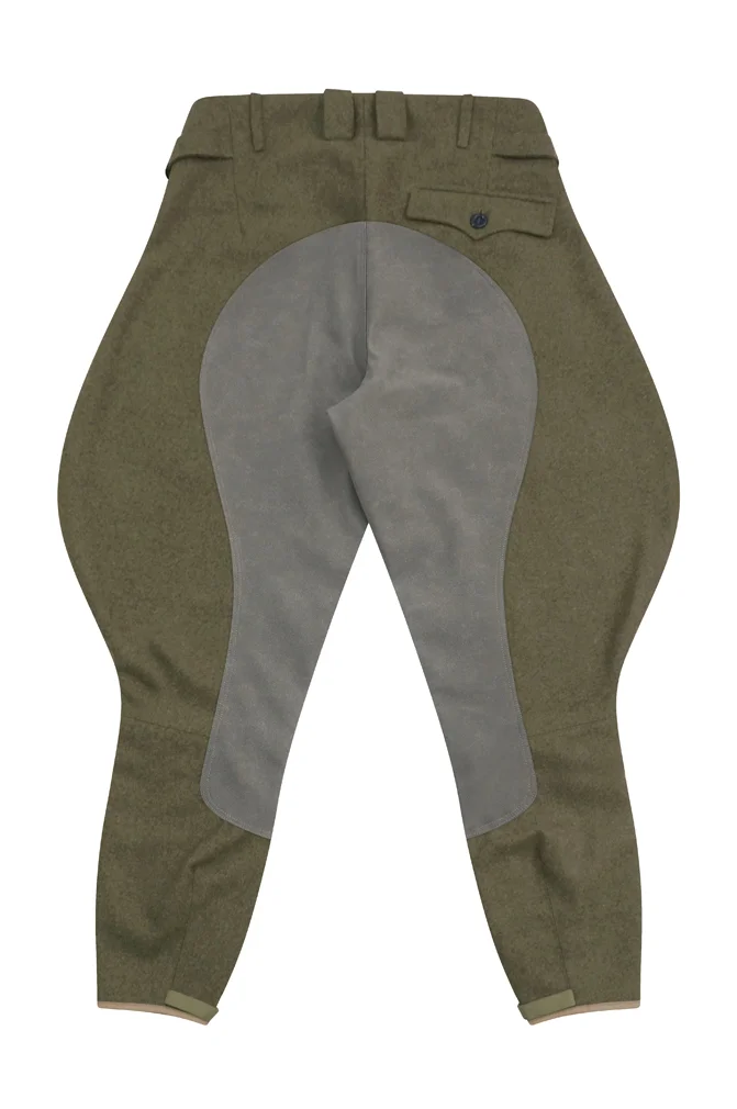   HJ German Brown Wool Riding Breeches German-Uniform