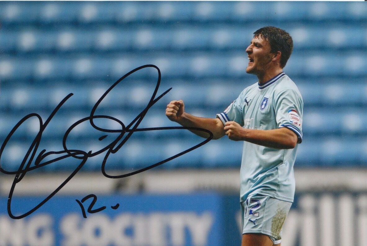 COVENTRY CITY HAND SIGNED GARY DEEGAN 6X4 Photo Poster painting 2.