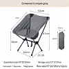 Outdoor Convenient Folding Lazy Chair uUltra-Light Fishing Camping Leisure Reclining Chair Aluminum Alloy Moon Chair