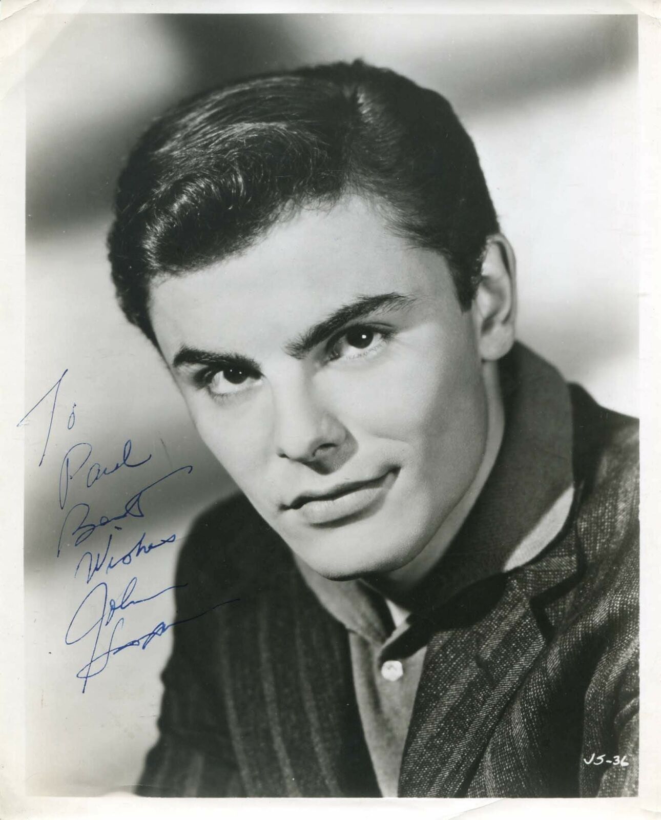 ACTOR and MARTIAL ARTIST John Saxon autograph, signed vintage Photo Poster painting