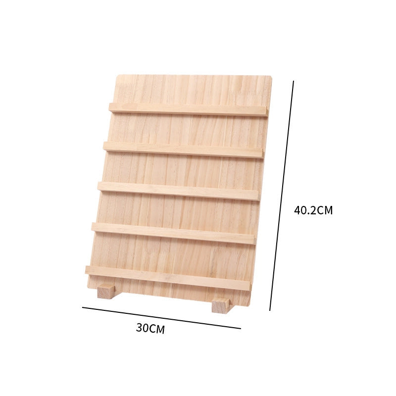 1 Piece Solid Wood Basic Modern Style Classic Style Geometric Jewelry Rack