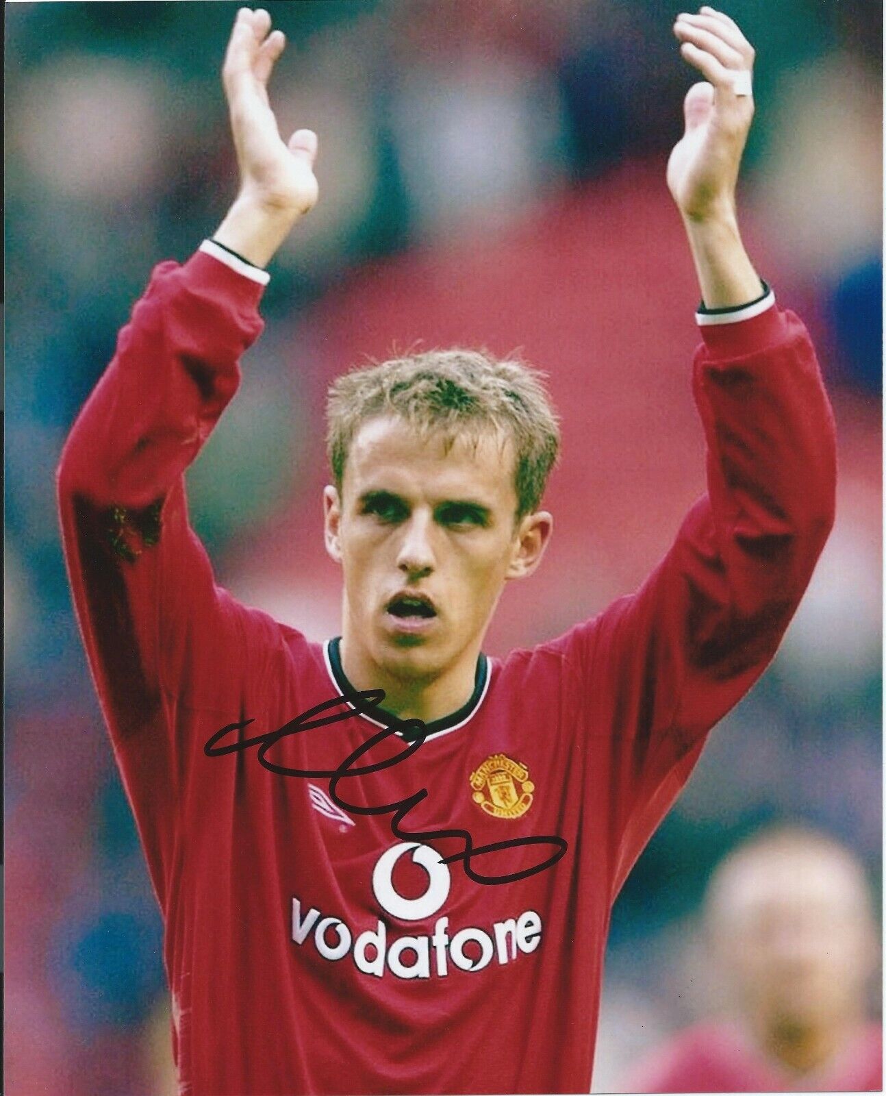 Phil Neville autograph - signed Photo Poster painting - Footballer - Man Utd