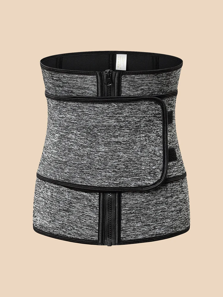Rubber Zip Girdle Sports Tummy Corset