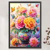 Peony Vase-11CT Stamped Cross Stitch 50*70cm/19.69*27.56in(Big Size) tapestrymarket