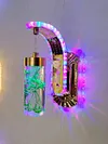 Modern Gorgeous Flower Amber LED Wall Lamps Living Room Bedroom Bedside Restaurant Room Decorative Wall Lights