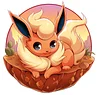 Pokemon Eevee - Rundbohrer Diamant Malerei - 30*30CM