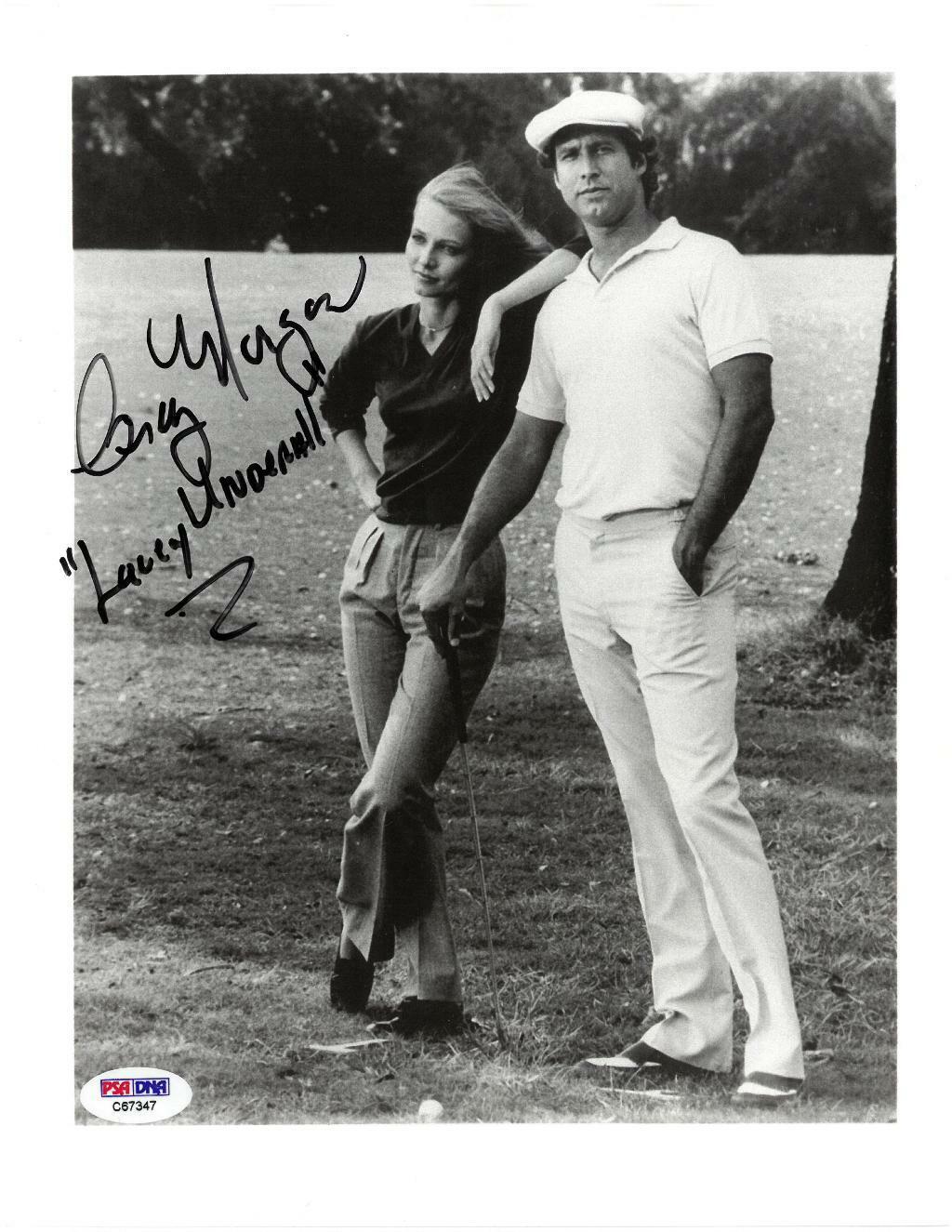 Cindy Morgan Signed Caddy Shack Autographed 8.5x11 B/W Photo Poster painting PSA/DNA #C67347