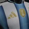 2026 World Cup Player Argentina Soccer Jersey Home With Sponsor