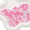 Flashing 3-8mm ABS Nonporous Pearls Colorful DIY Accessories