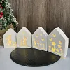 Silicone Bunny Atmosphere Lamp DIY Mold for Easter Home Decoration (5-Piece Set)