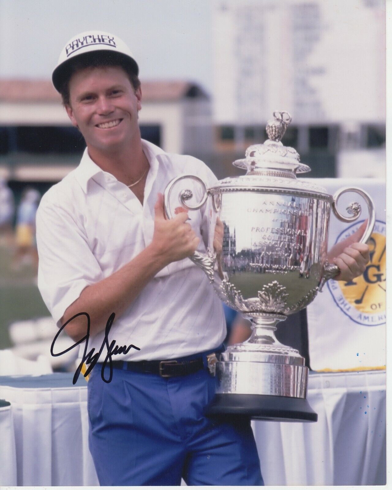 Jeff Sluman 1988 PGA Championship 8x10 Signed Photo Poster painting w/ COA #1