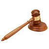 Wooden Judge Hammer Handcrafted Delicate Wood Adjudgement Gavel for Lawyer Judge