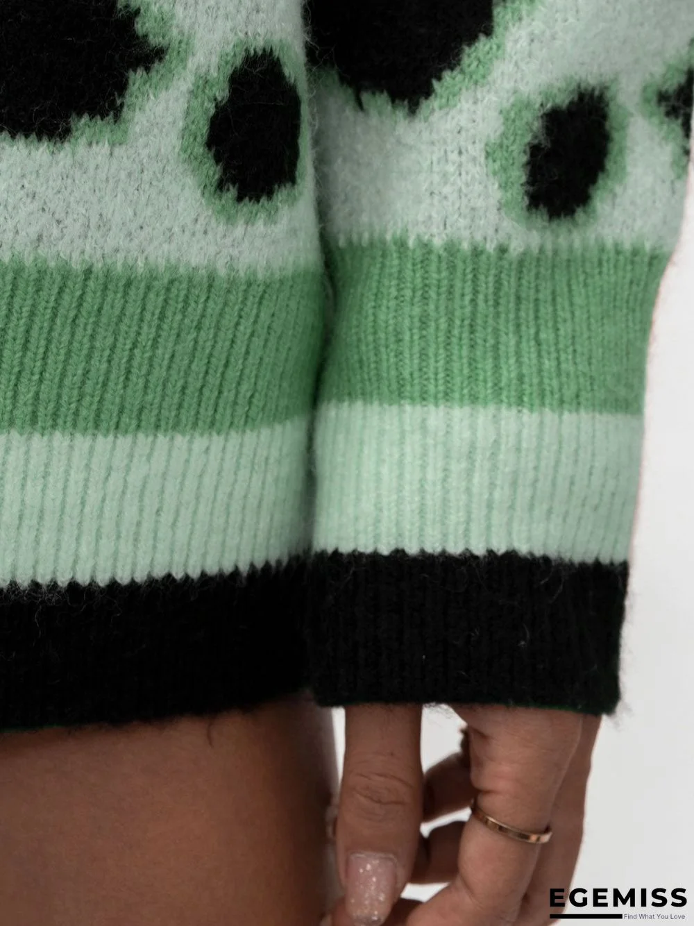 Black Net Sweater | EGEMISS