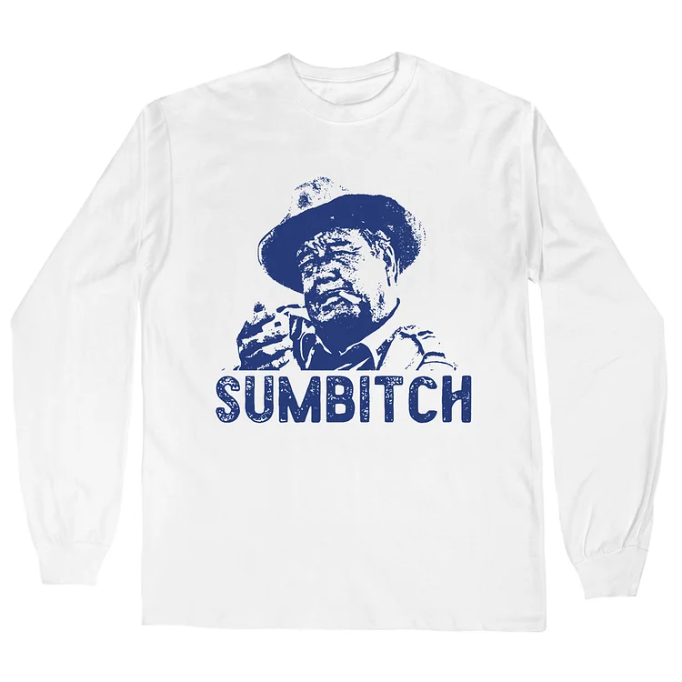 Teecade Teecade Sumbitch Wall And Art Print Long Sleeve T-shirt
