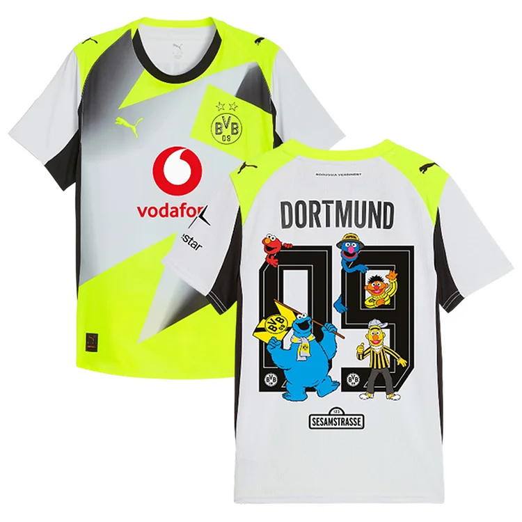 Dortmund 25/26 Away Jersey【Sesame Street Print】
