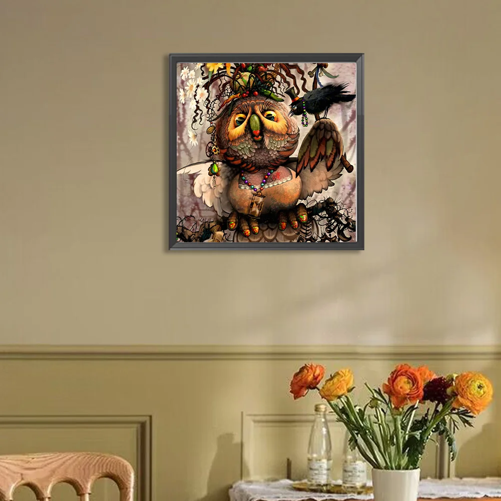 Diamond Painting - Full Round Drill - Bird(Canvas|40*40cm)