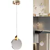 Modern LED Pendant Light Chandelier Long Hanging Light Gold for Office Entrances
