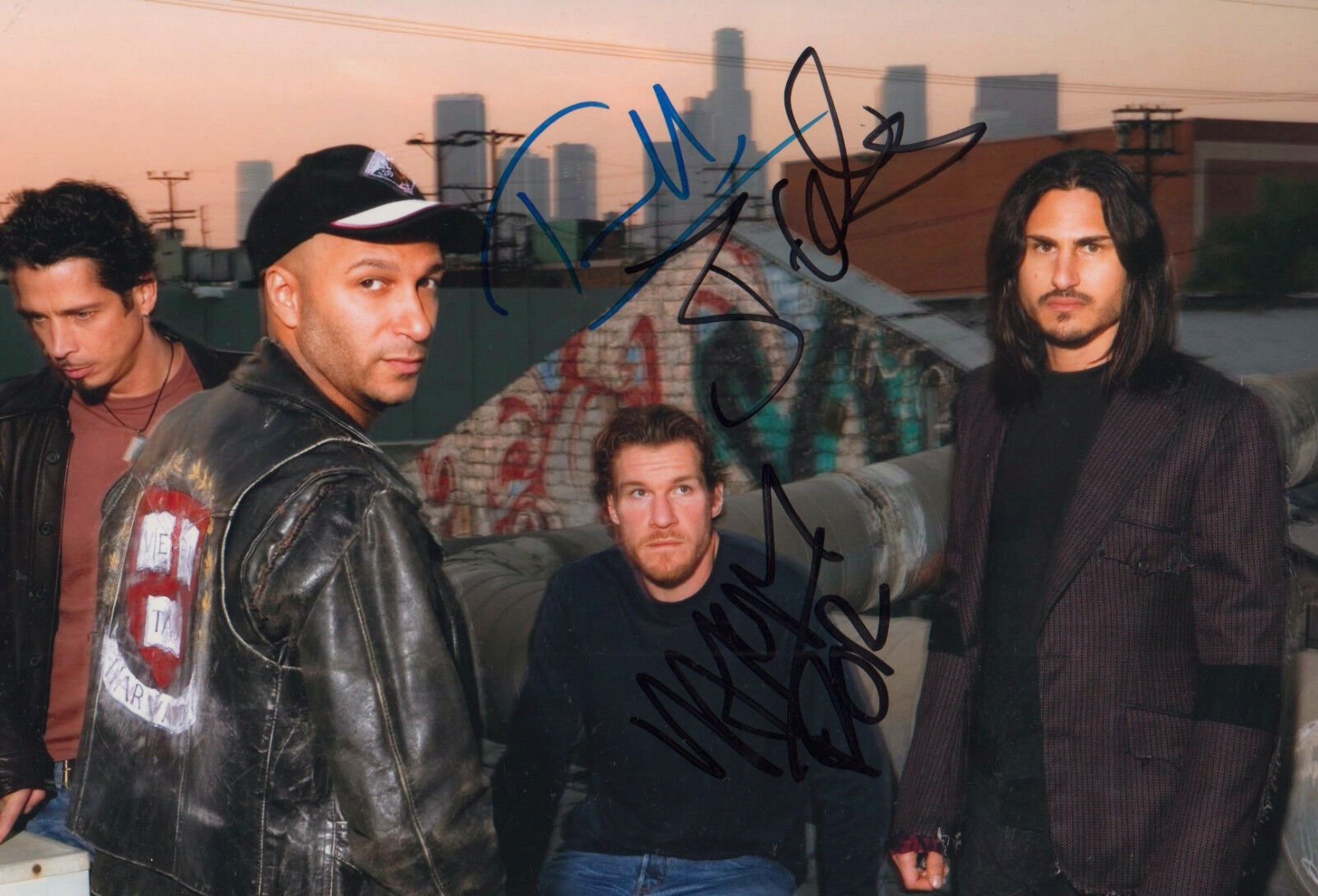 Audioslave signed 8x12 inch Photo Poster painting autographs