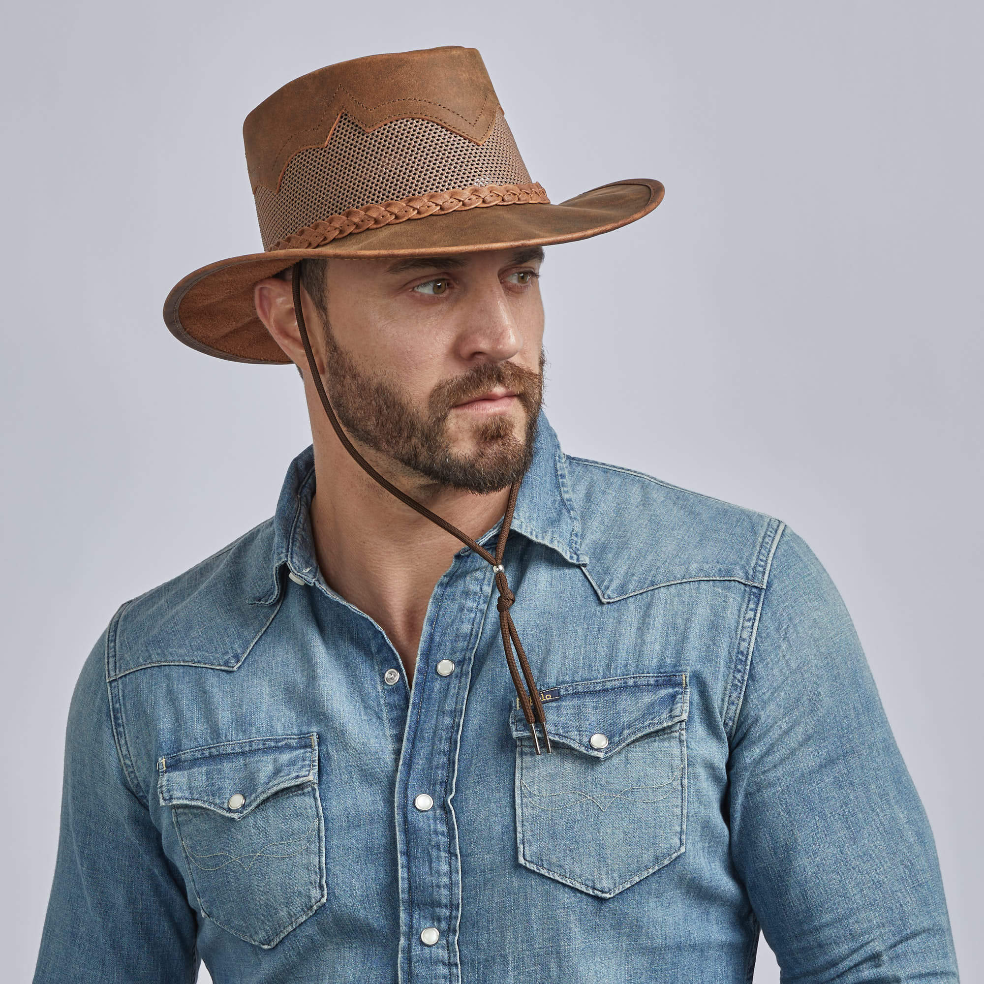 Sirocco - Mens Wide Brim Sun Hat