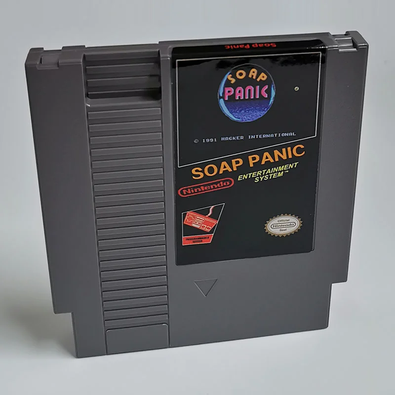 Soap Panic For Nintendo NES - 8 Bit Game Cartridge