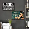 2PCS bi&egrave;re - Ensemble de panneaux en m&eacute;tal(20*30cm/30*40cm)