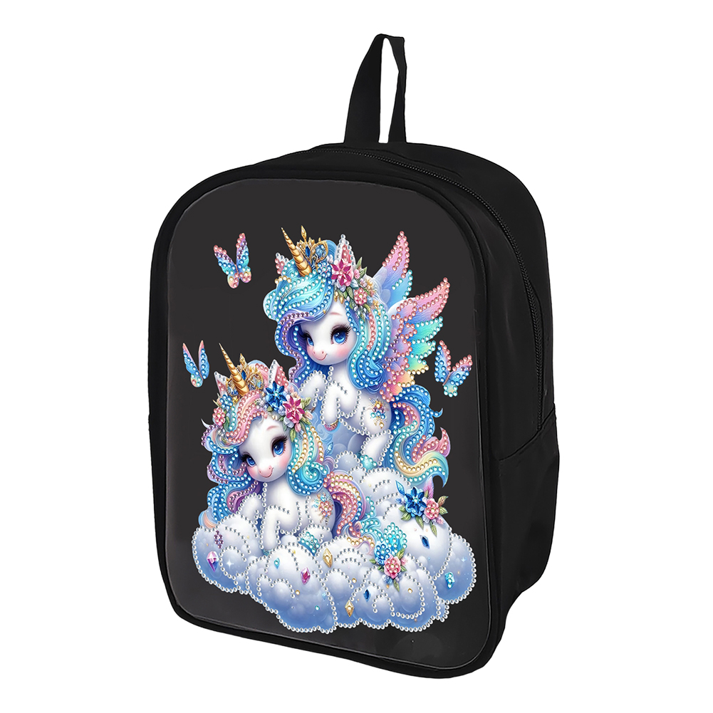 Unicorn Special Shape Diamond Painting Backpack DIY Diamond Art Knapsack