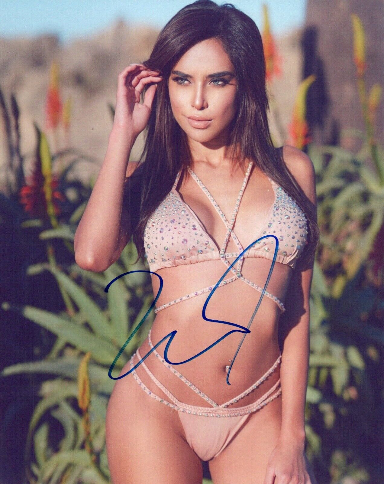 Leonela Ticcina Signed Autographed 8x10 Photo Poster painting Model COA