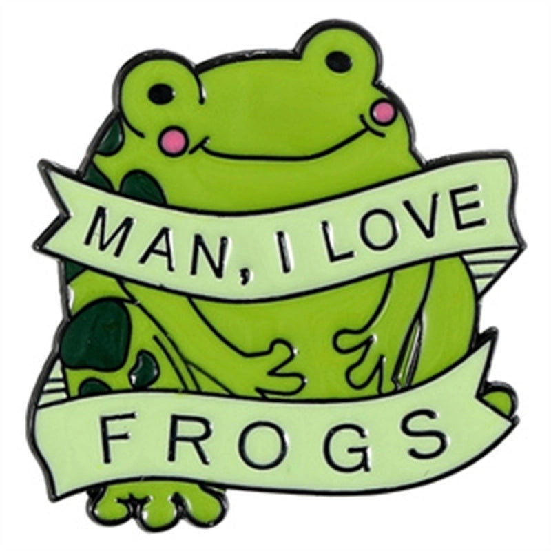 Cartoon Style Cute Animal Alloy Stoving Varnish Plating Unisex Brooches