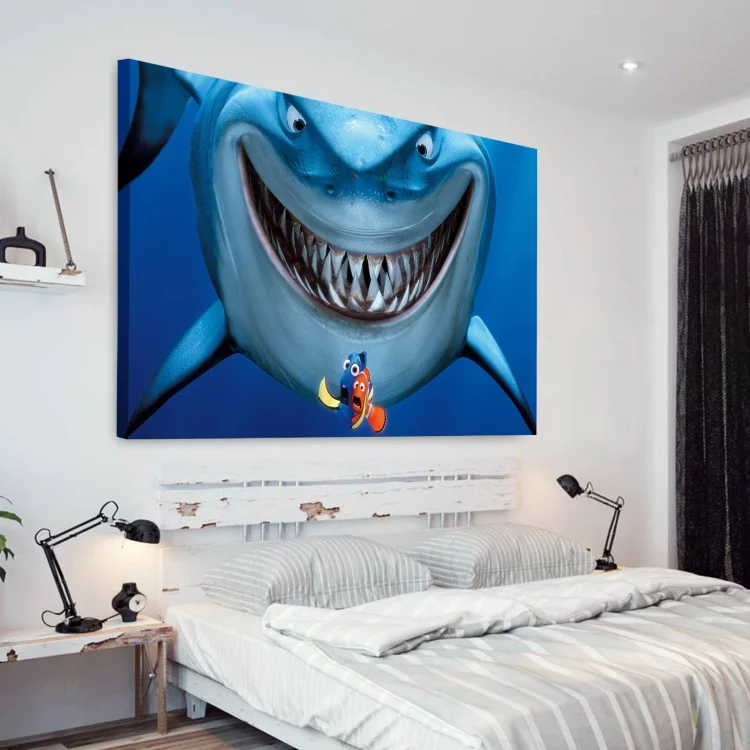 Finding Nemo Bruce vs. Nemo Canvas Wall Art - Design Wall Art