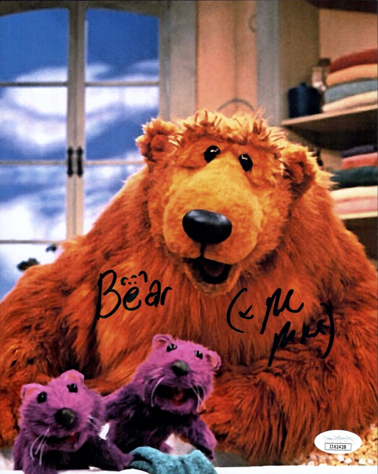 NOEL MACNEAL Signed BEAR IN THE BIG BLUE HOUSE 8x10 Photo Poster painting Autograph JSA COA Cert