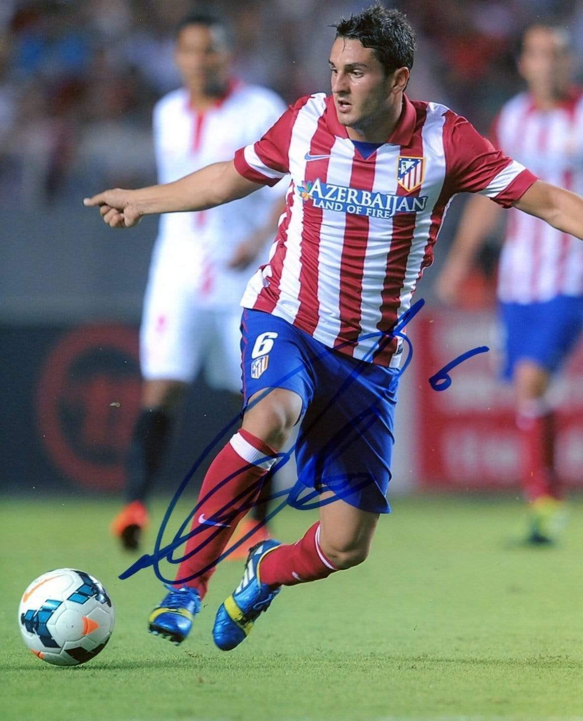 SOCCER Koke ATHLETICO MADRID autograph, signed Photo Poster painting