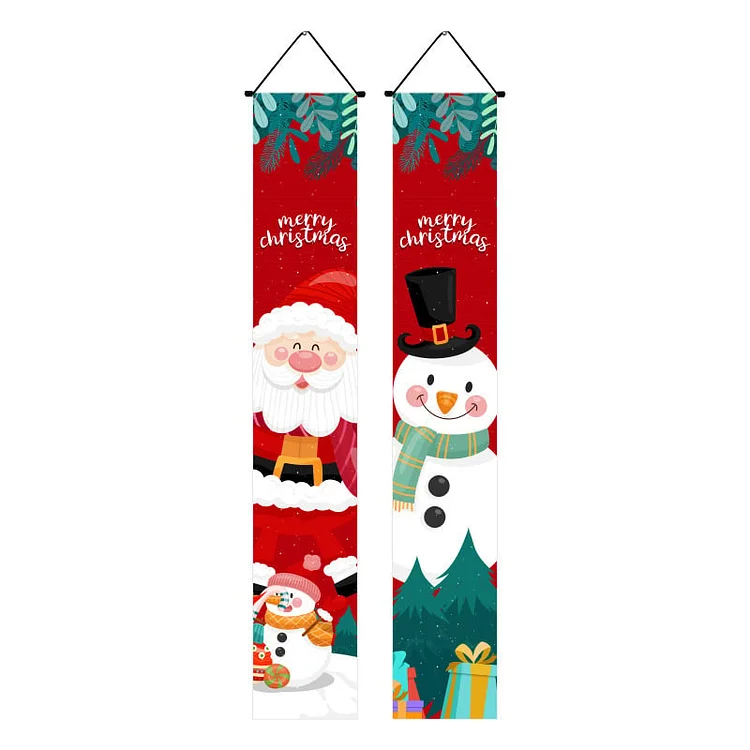 Christmas Porch Party Holiday Flag Decorations