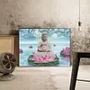 Diamond Painting-DIY Crystal Rhinestone Lotus Statue