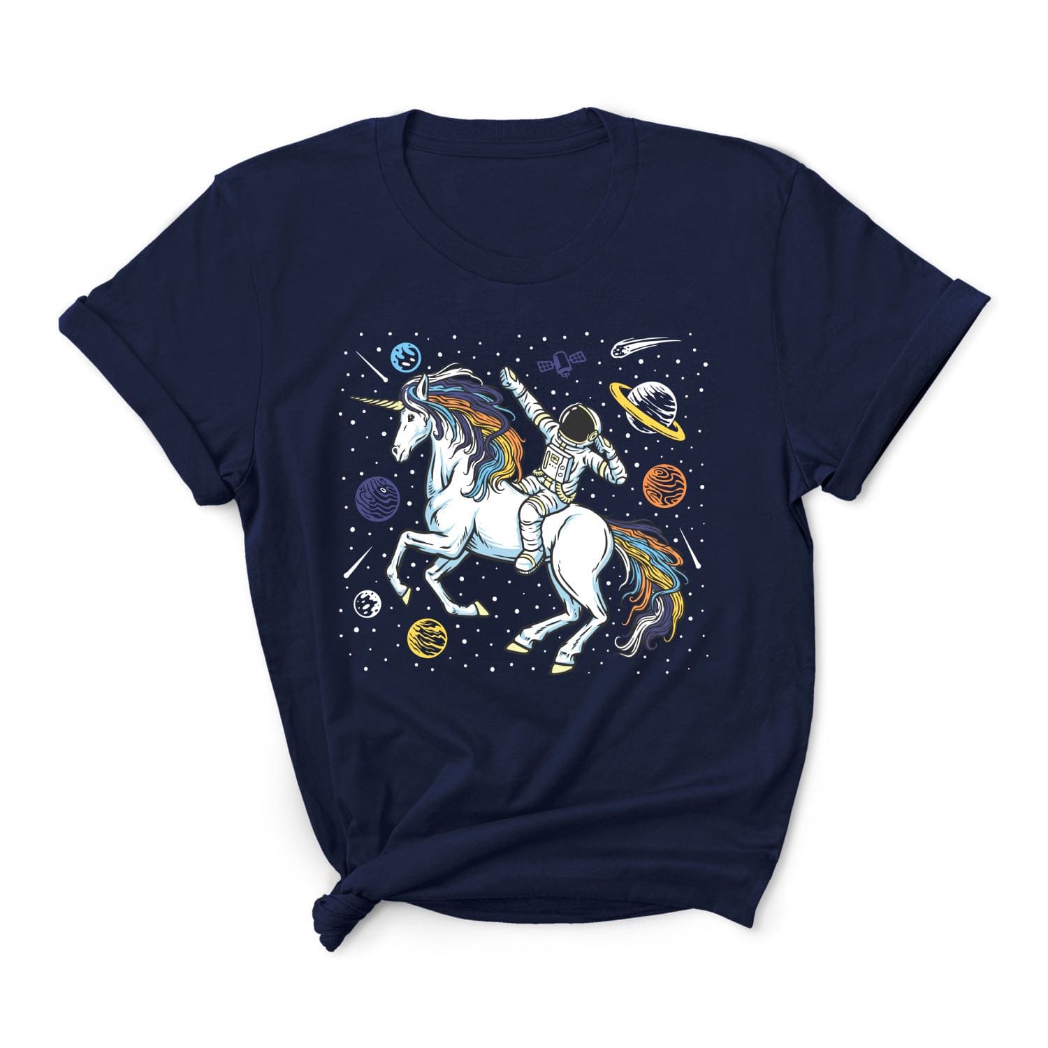 Aroace t-shirt space unicorn