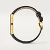TANK LOUIS CARTIER WATCH Large model, quartz movement, 18K yellow gold, leather