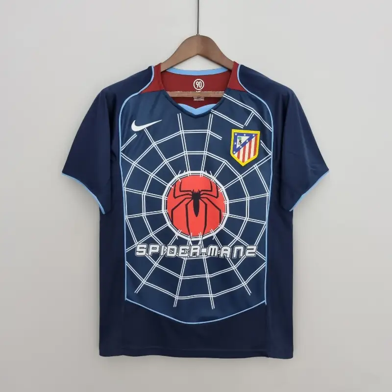 Retro 2004-05 Atletico Madrid Soccer Jersey Away