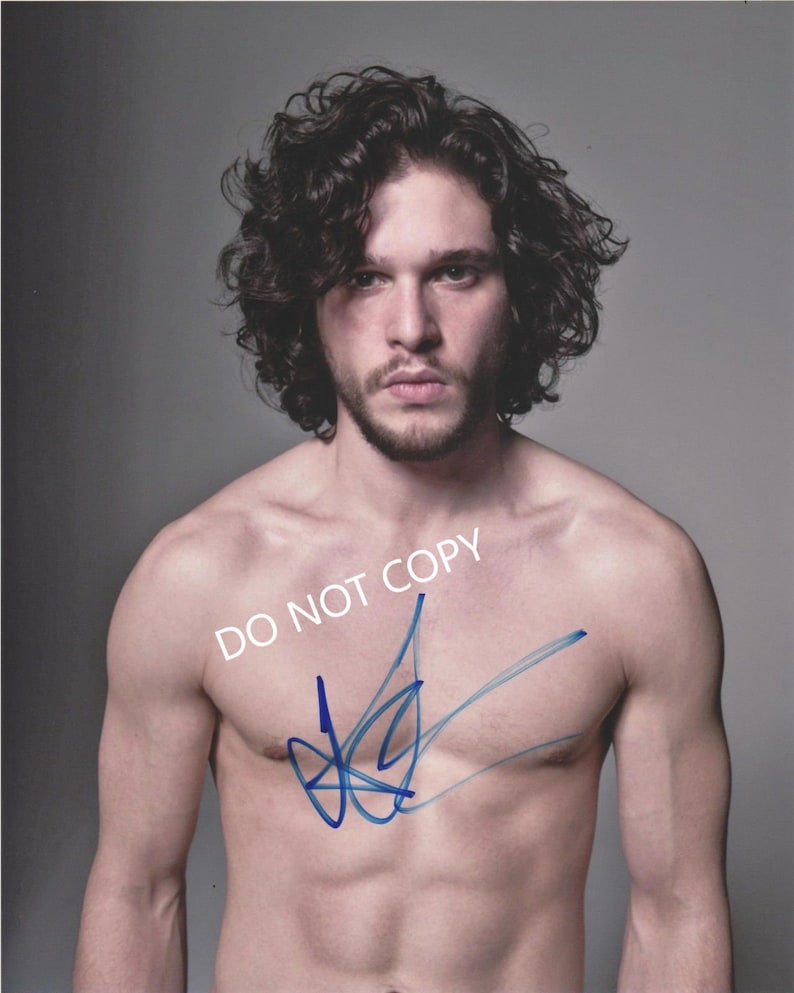 Kit Harington 8 x10 20x25 cm Autographed Hand Signed Photo Poster painting