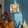 (25x25cm)DIY Pre-Framed 3D Flapping Butterfly Diamond Painting Art Craft Kit Living Room Decor