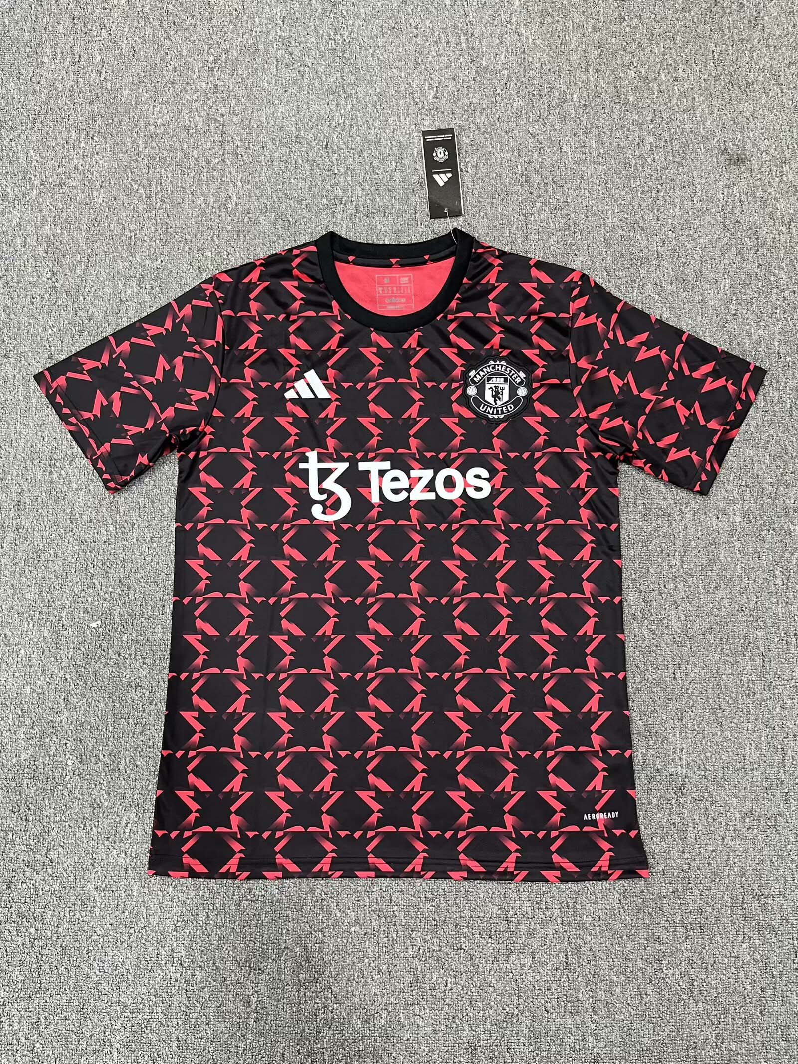 2024-2025 Manchester United Pre-Match Home Football Shirt 1:1 Thai Quality